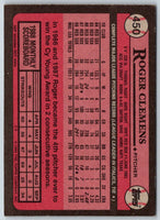 1989 Topps Roger Clemens #450