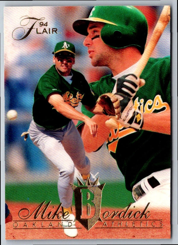 1994 Flair Mike Bordick #89