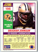 1990 Score Vaughan Johnson
