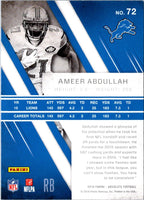 2016 Panini Absolute Ameer Abdullah #72