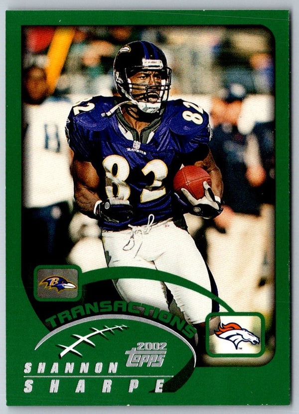 2002 Topps Shannon Sharpe #6
