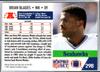 1991 Pro Set Brian Blades #298