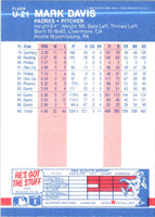 1987 Fleer Update Glossy Mark Davis #U-21