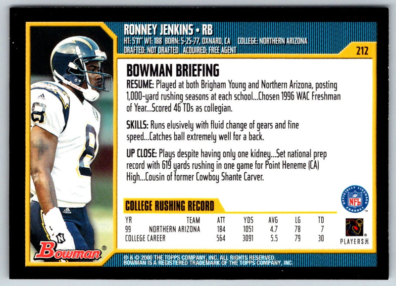 2000 Bowman Ronney Jenkins