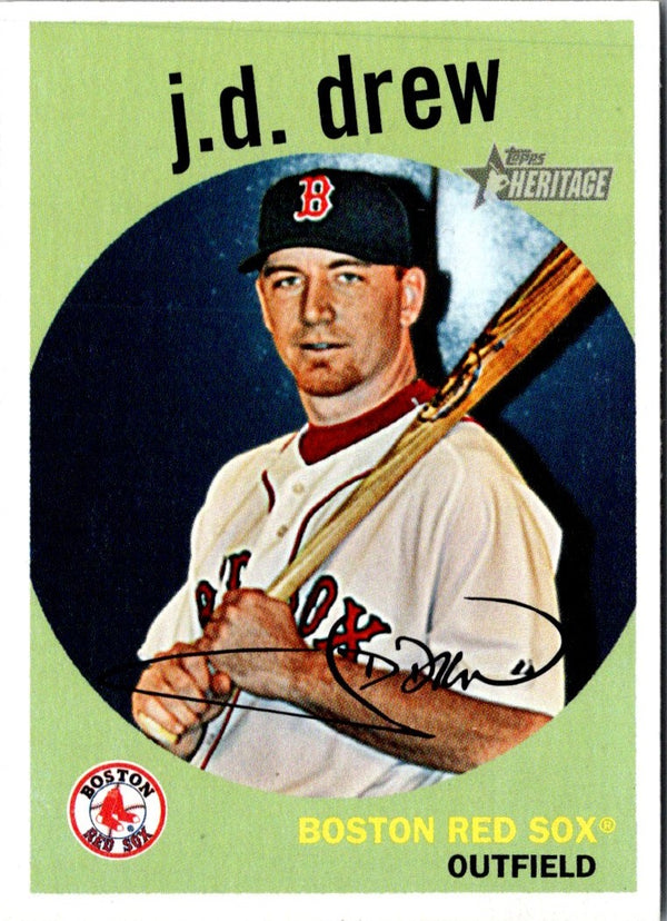 2008 Topps Heritage J.D. Drew #414