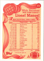 1989 Topps 1000 Yard Club Lionel Manuel #21