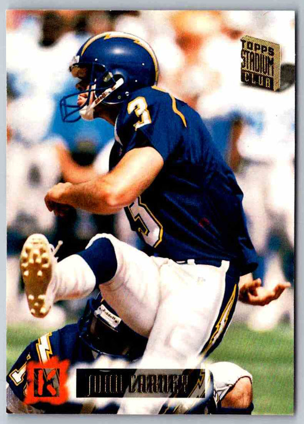 1994 Topps Stadium Club Football John Carney #299