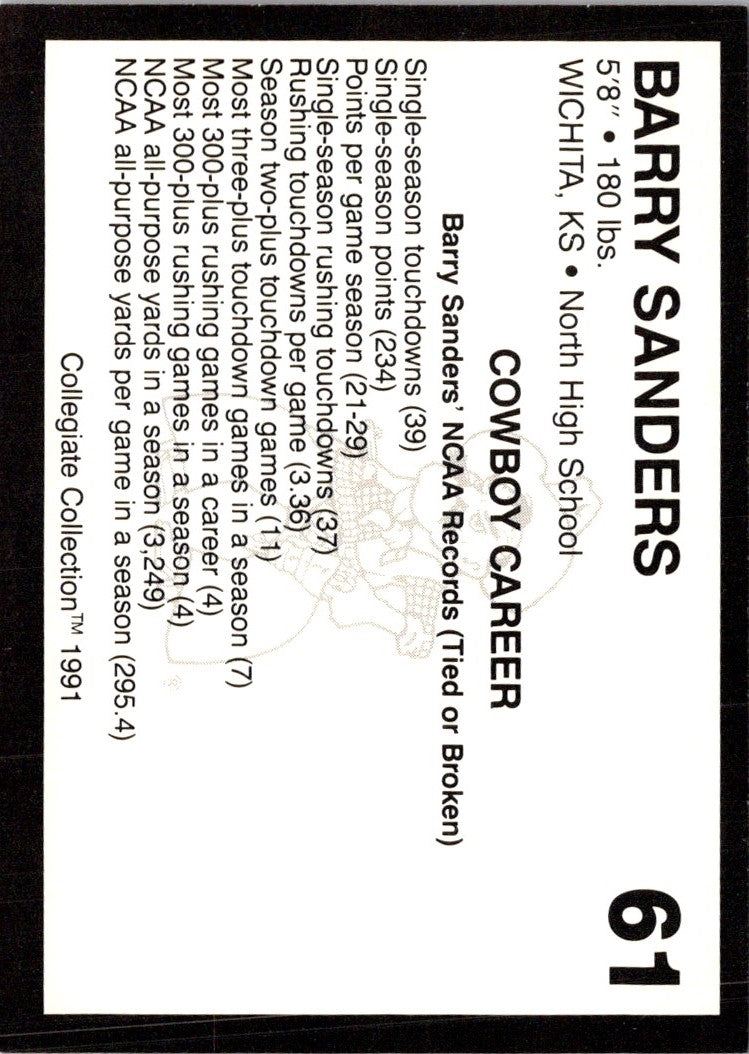 1997 OK State Barry Sanders