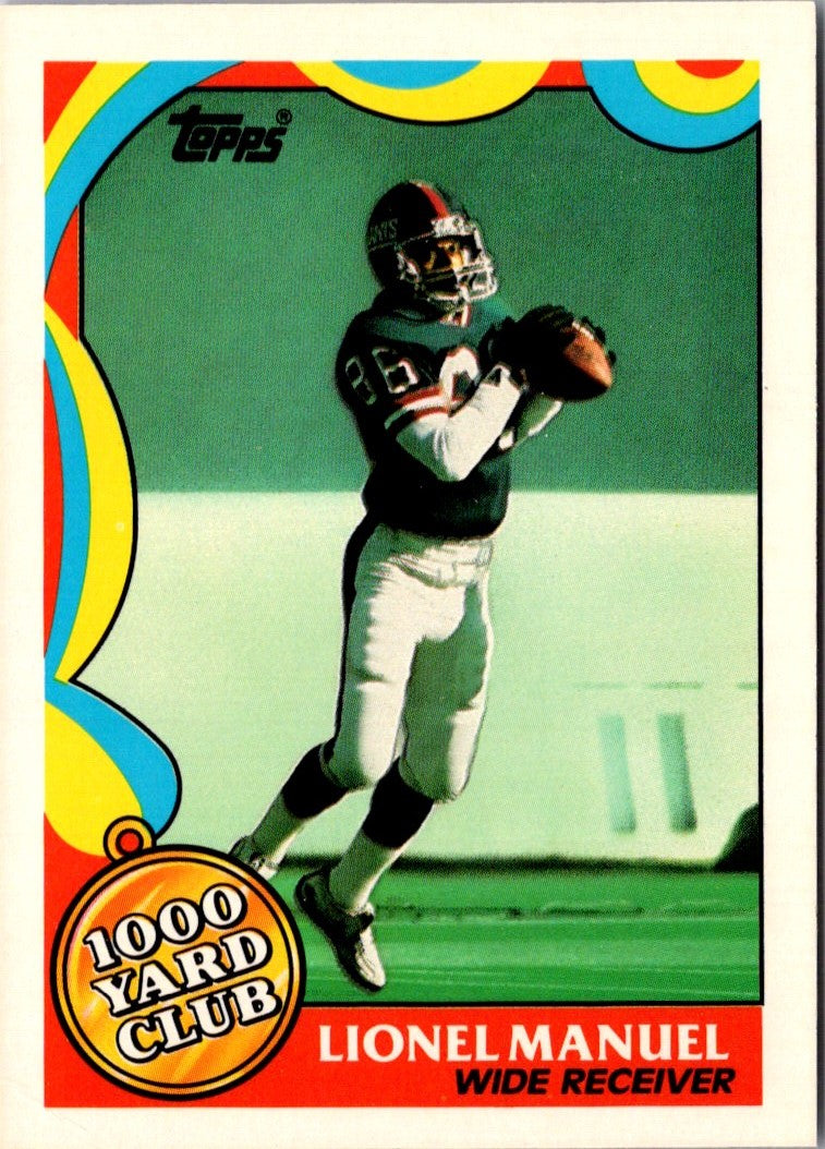 1989 Topps 1000 Yard Club Lionel Manuel