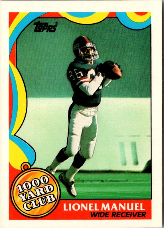 1989 Topps 1000 Yard Club Lionel Manuel #21