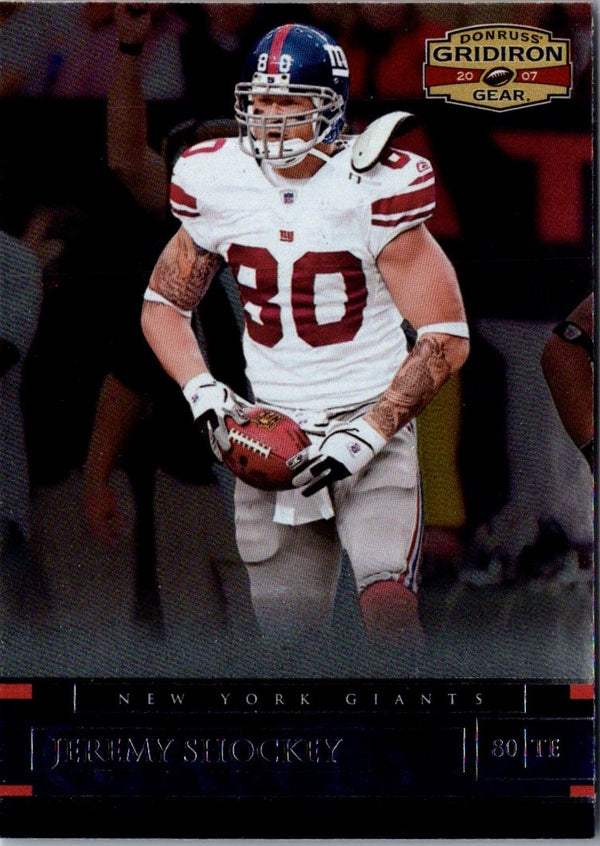 2007 Donruss Gridiron Gear Jeremy Shockey #6