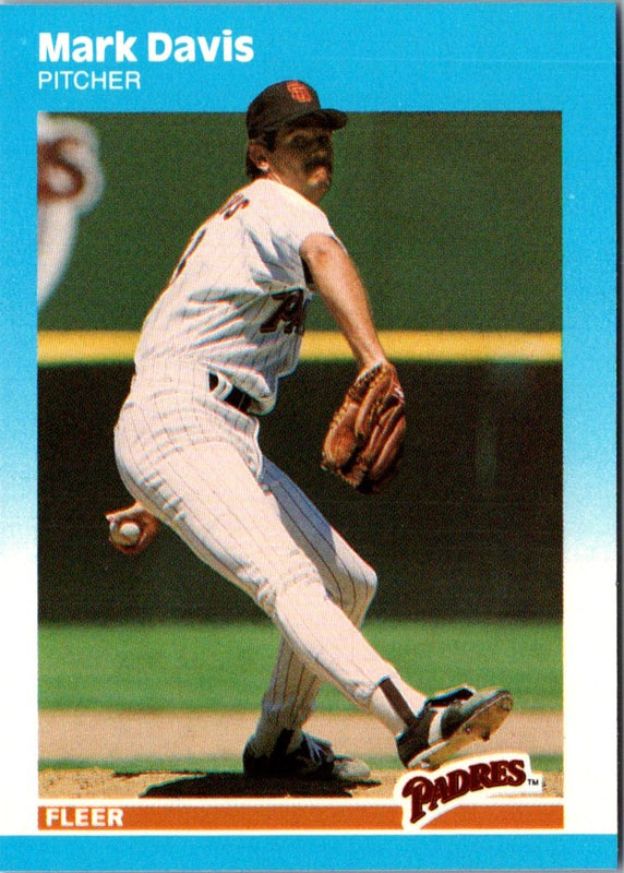 1987 Fleer Update Glossy Mark Davis #U-21