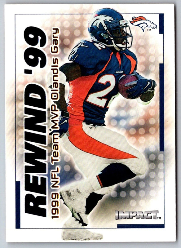 2000 Impact Rewind '99 Olandis Gary #10 RN