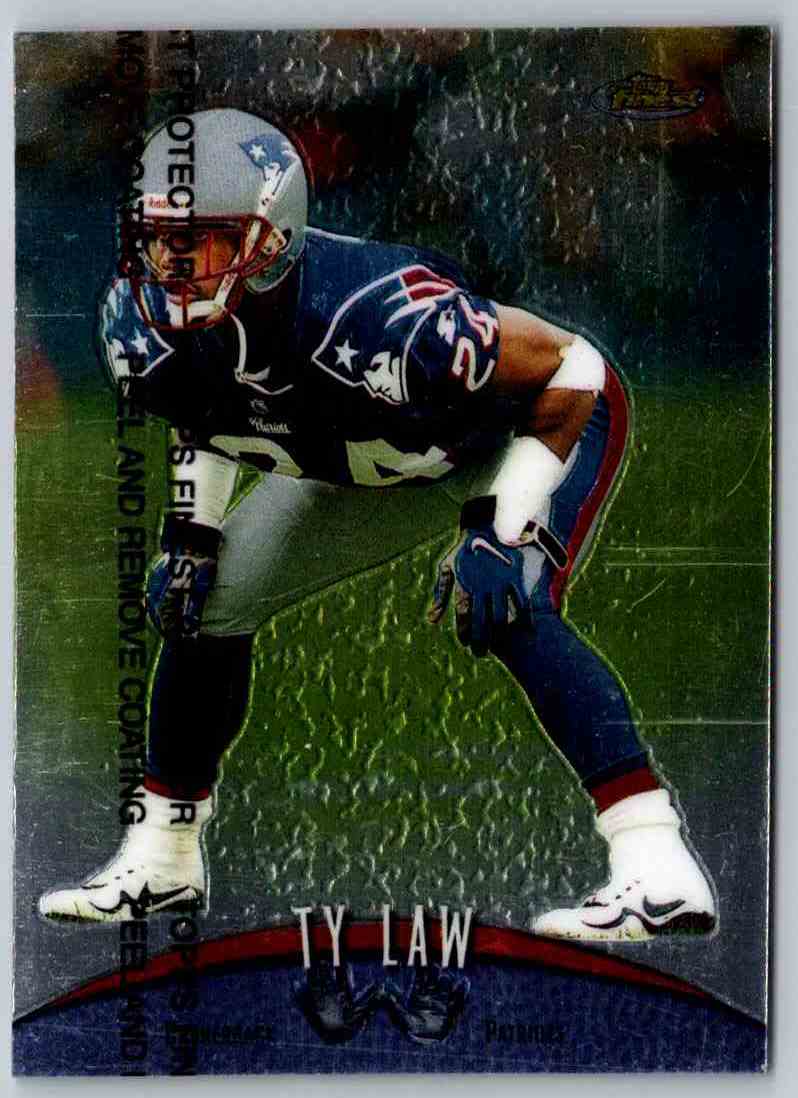 1998 Topps Finest Football Ty Law