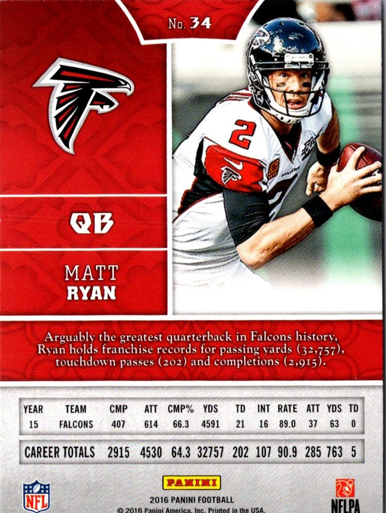 2016 Panini Matt Ryan