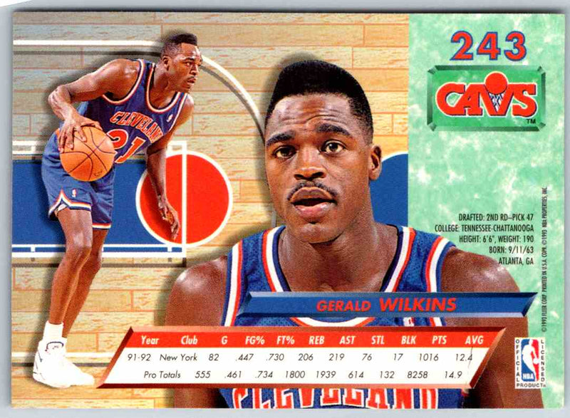 1992 Fleer Ultra Gerald Wilkins