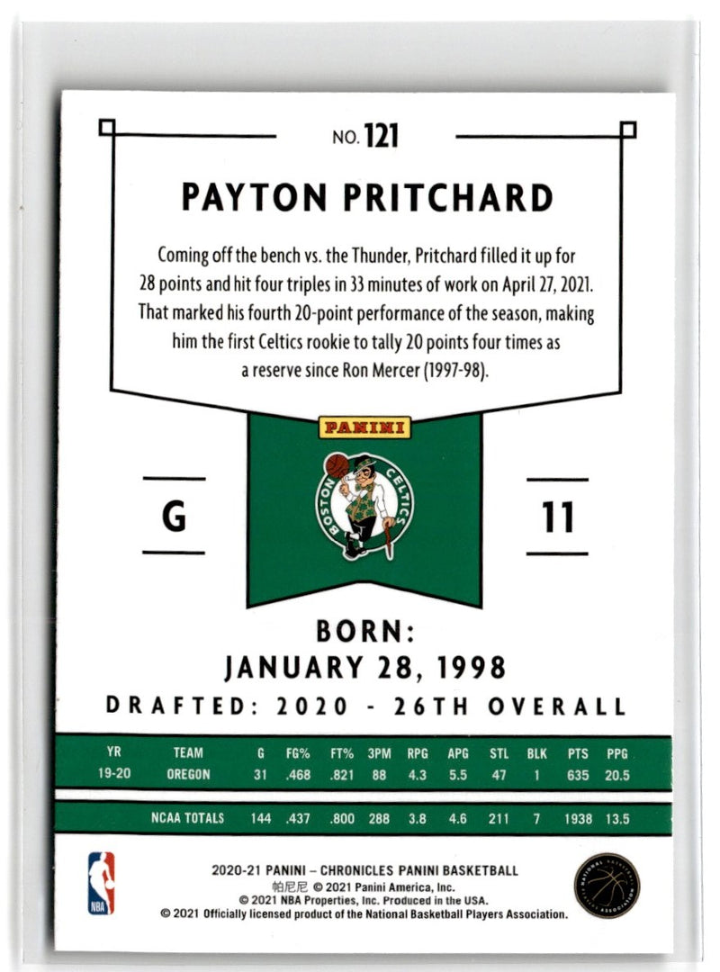 2020 Panini Absolute Memorabilia Payton Pritchard