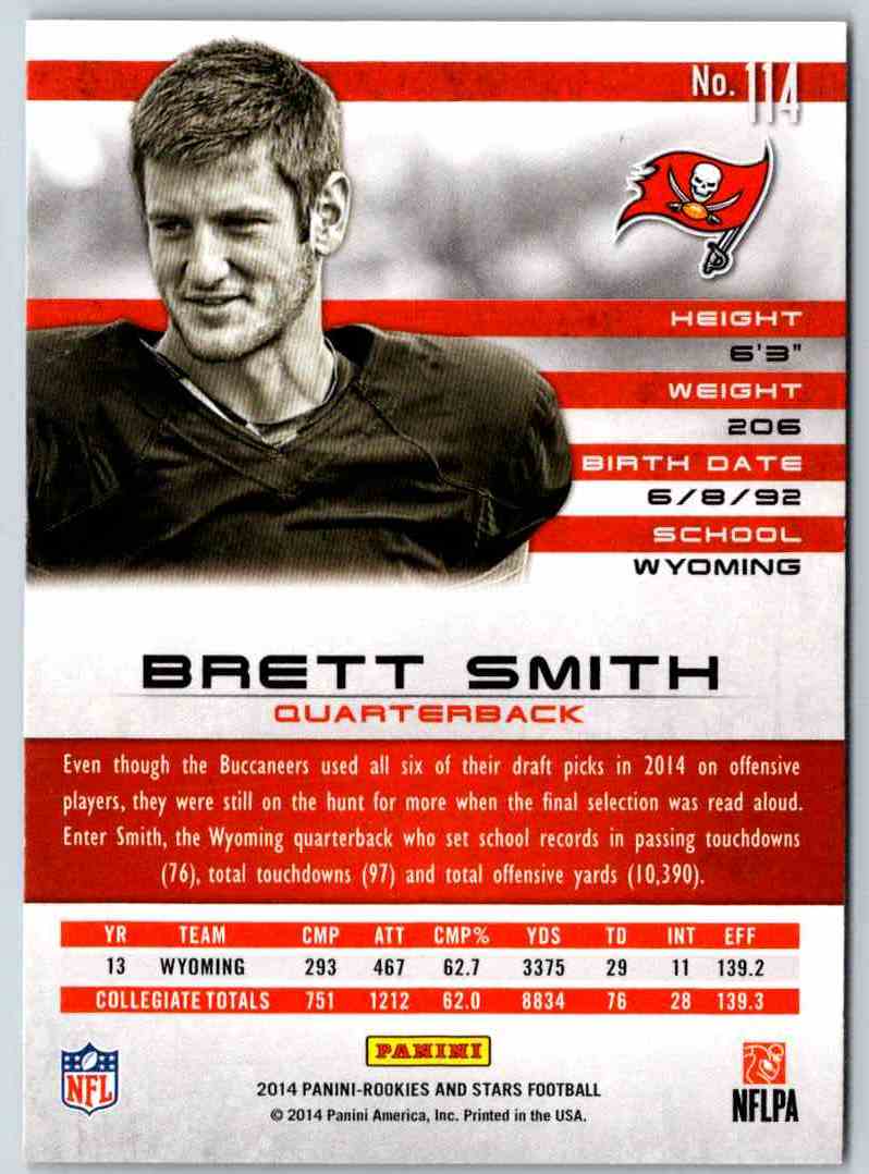 2014 Panini Rookies And Stars Brett Smith