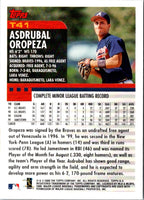 2000 Topps Traded & Rookies Asdrubal Oropeza #T41 Rookie