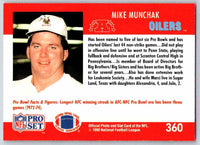 1990 Pro Set Mike Munchak #360