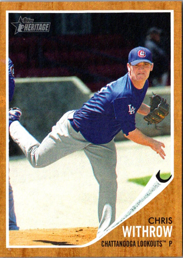 2011 Topps Heritage Minor League Chris Withrow #185