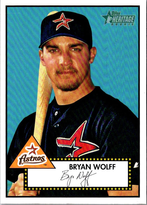 2001 Topps Heritage Bryan Wolff #251