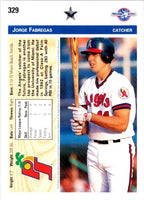 1992 Upper Deck Minors Jorge Fabregas #329