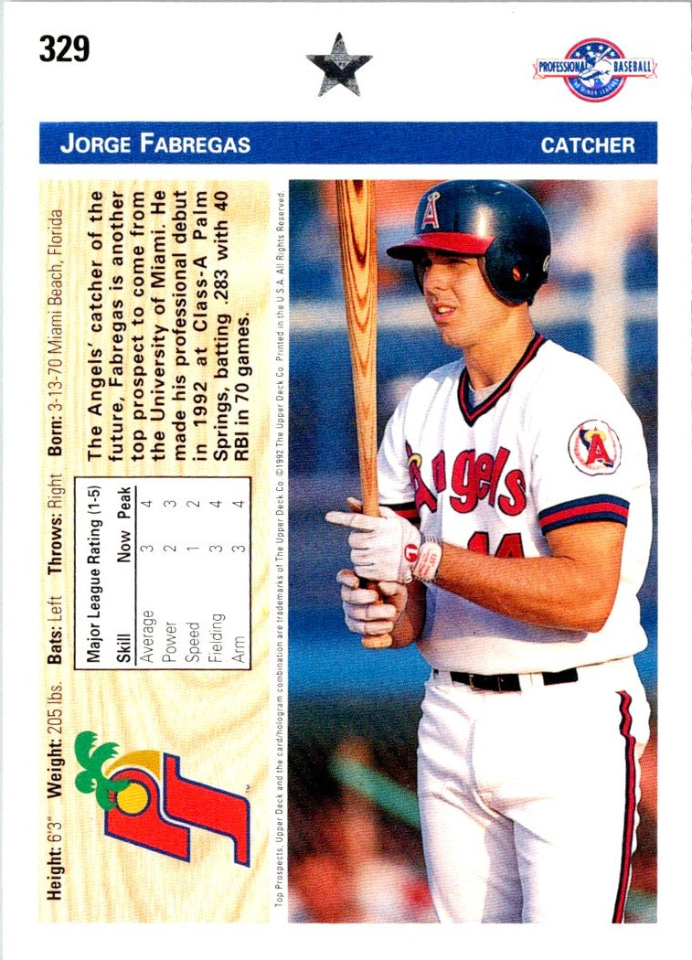 1992 Upper Deck Minors Jorge Fabregas