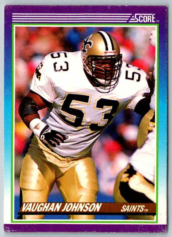 1990 Score Vaughan Johnson #196