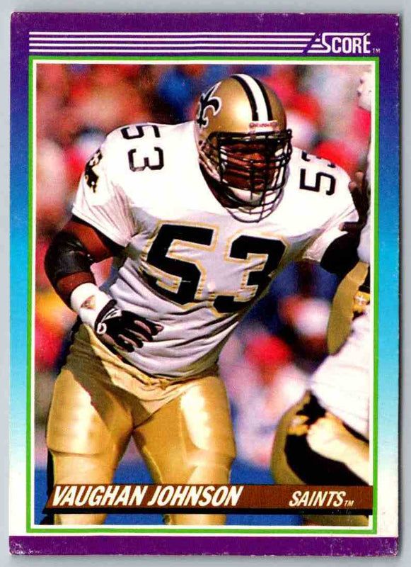 1990 Score Vaughan Johnson #196