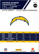 2012 Score Antwan Barnes