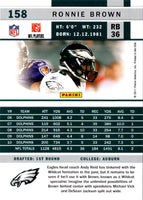 2011 Score Ronnie Brown #158