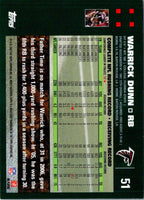 2007 Topps Warrick Dunn #51