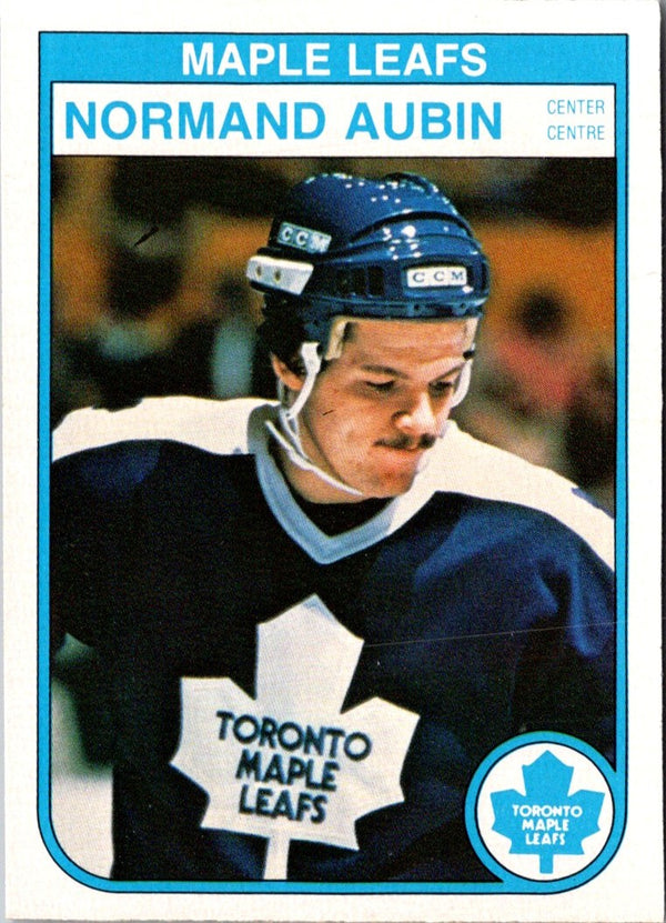 1982 O-Pee-Chee Normand Aubin #316 Rookie