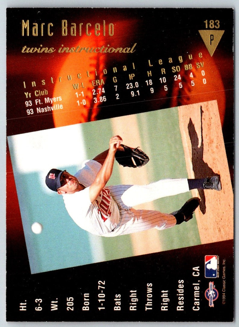 1994 Classic Best Gold Marc Barcelo