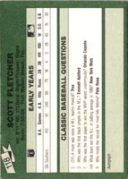 1987 Classic Update Yellow/Green Backs Scott Fletcher #118