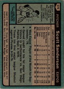 1980 Topps Scott Sanderson