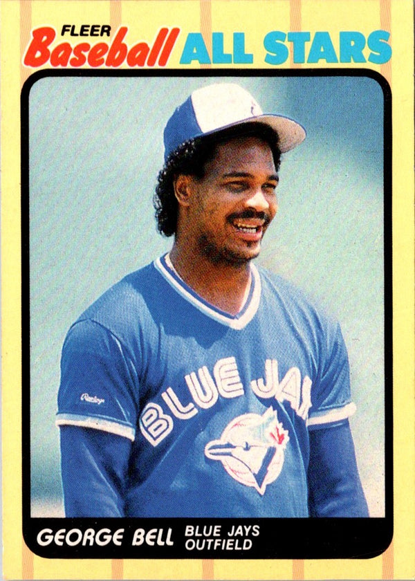 1989 Fleer Baseball All-Stars George Bell #2