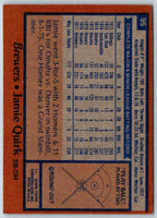 1978 Topps Jamie Quirk #95