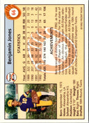 1992 Front Row Draft Picks Ben Jones