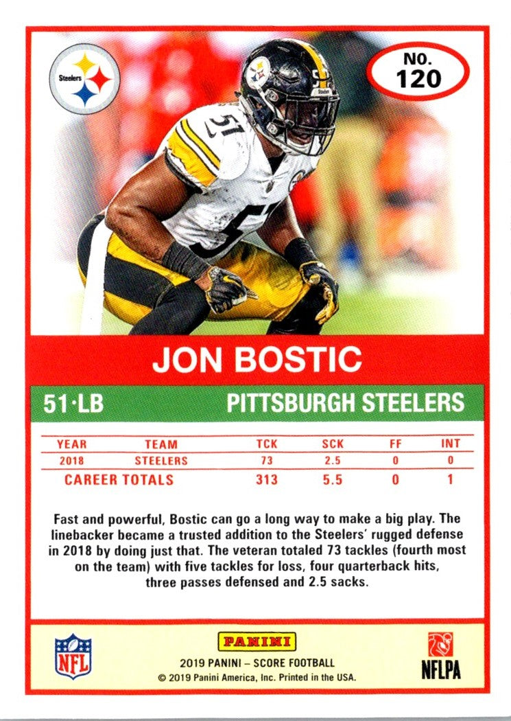 2019 Score Jon Bostic