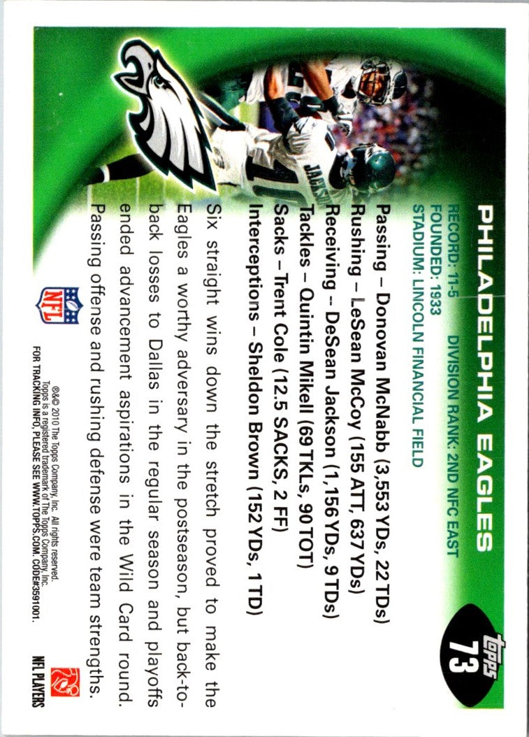 2010 Topps DeSean Jackson