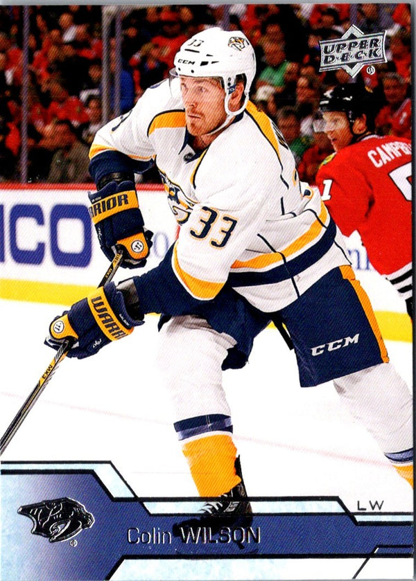 2017 Upper Deck Colin Wilson #358