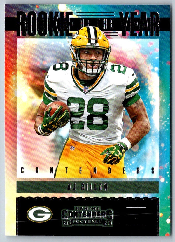 2020 Panini Absolute Rookie Materials AJ Dillon #24