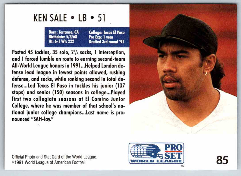 1991 Proset World League Ken Sale