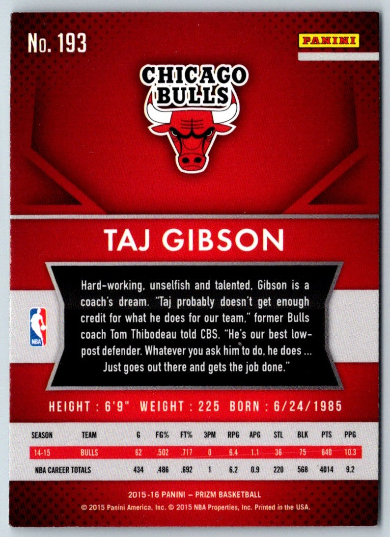 2014 Panini Excalibur Taj Gibson