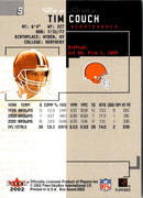 2002 Fleer Box Score Tim Couch