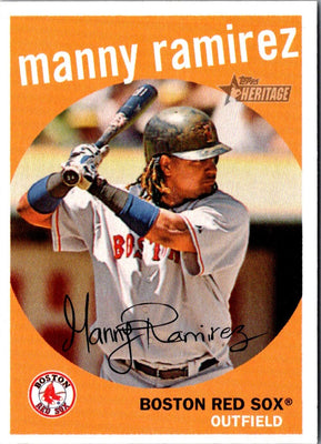 2008 Topps Heritage Manny Ramirez #400