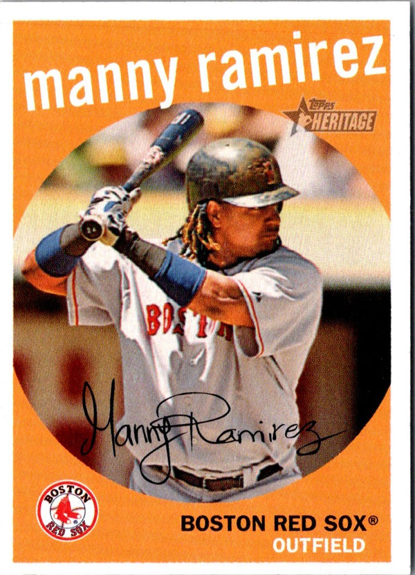 2008 Topps Heritage Manny Ramirez #400