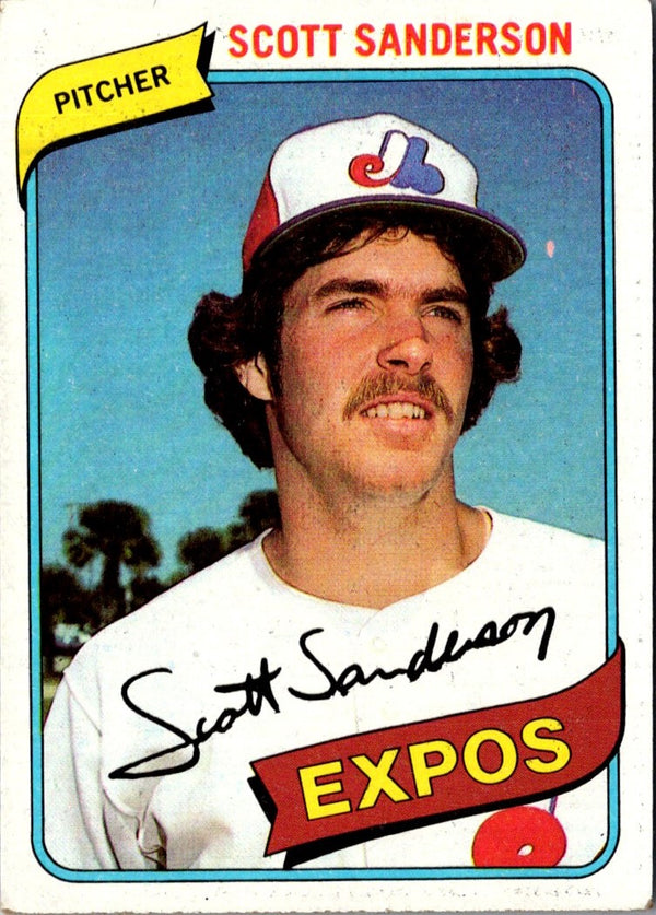 1980 Topps Scott Sanderson #578